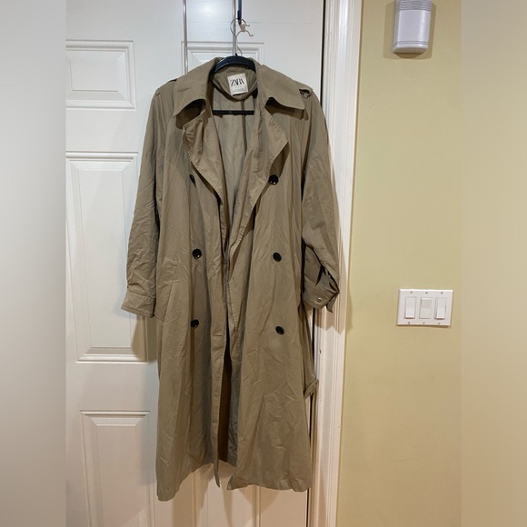 Zara Classic Women's Trench Coat - Picture 10 of 17